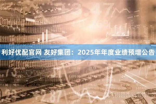 利好优配官网 友好集团：2025年年度业绩预增公告
